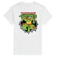 thumbnail image 1 of Teenage Mutant Ninja Turtles - Raphael Breaking Through Shirt - Men's Short Sleeve Graphic T-Shirt, 1 of 5