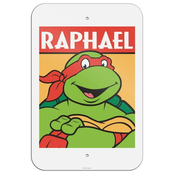 Teenage Mutant Ninja Turtles Raphael Home Business Office Sign