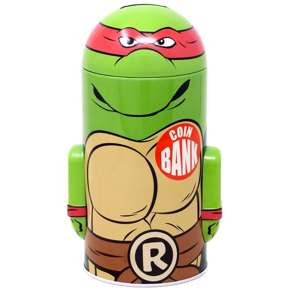 Teenage Mutant Ninja Turtles Raphael Tin Coin Bank