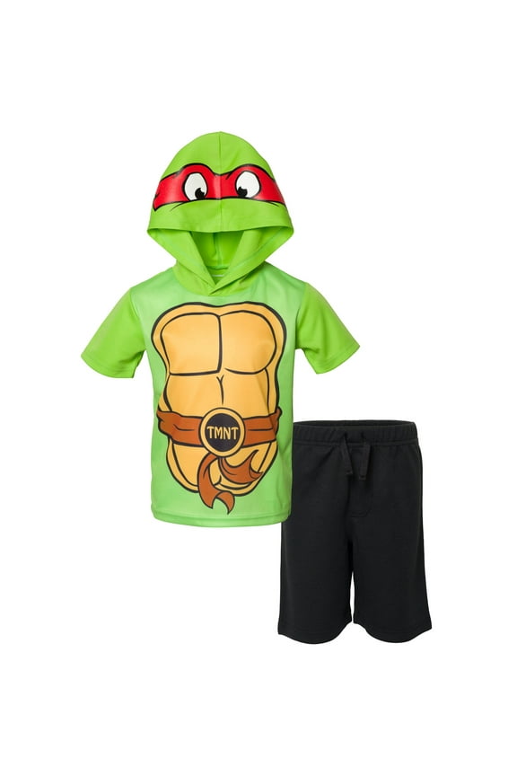 Raphael Toddler Boys Mesh Athletic Pullover T-Shirt Shorts Outfit Set Toddler to Big Kid