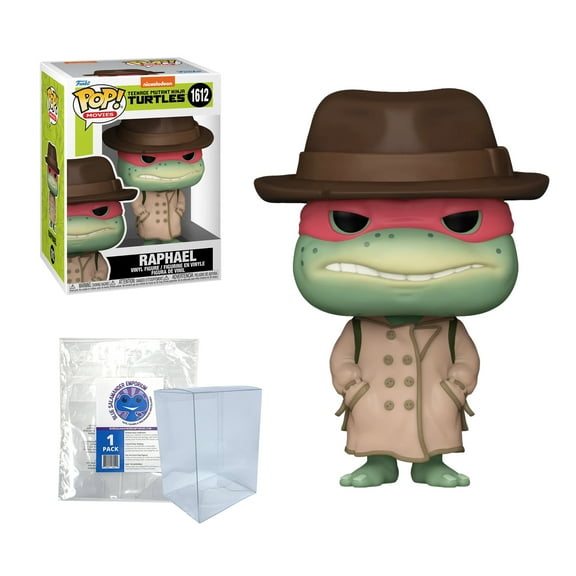 Teenage Mutant Ninja Turtles: Raphael with Coat and Hat #1612 + Plastic Protective Case