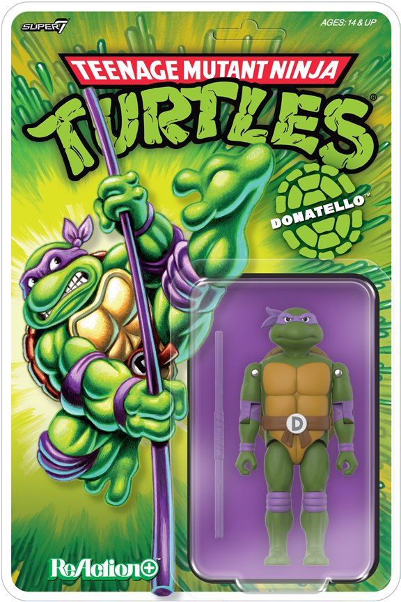 - Teenage Mutant Ninja Turtles - ReAction+ Wv1 - Donatello (TMNT)