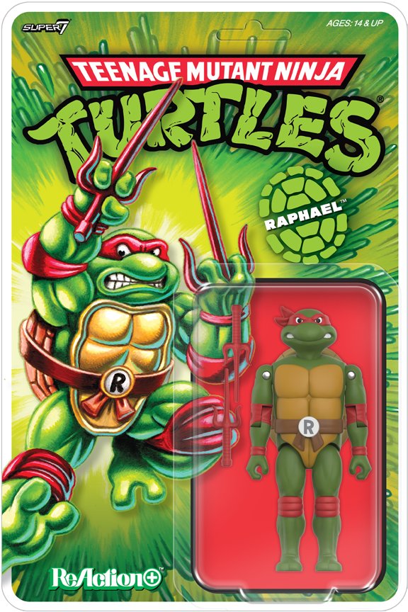 - Teenage Mutant Ninja Turtles - ReAction+ Wv1 - Raphael (TMNT)