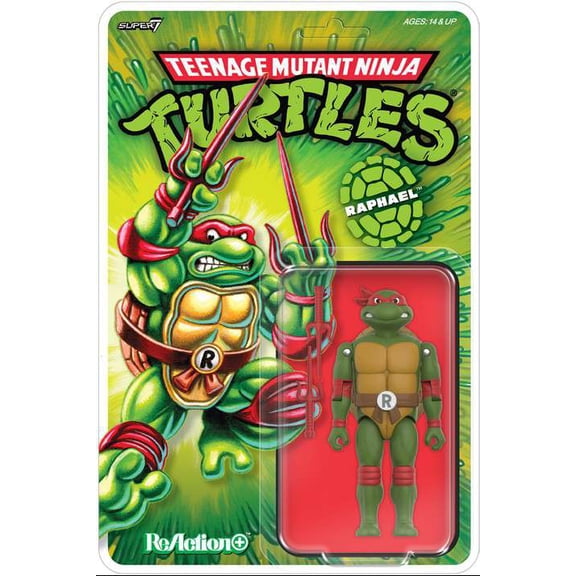Teenage Mutant Ninja Turtles ReAction+ Raphael Action Figure
