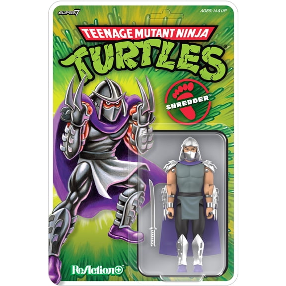 Super7 - Teenage Mutant Ninja Turtles - ReAction+ Wv1 - Shredder (TMNT)