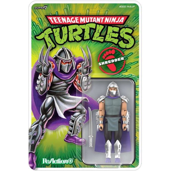 Teenage Mutant Ninja Turtles ReAction+ Shredder Action Figure
