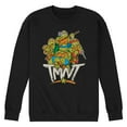 thumbnail image 1 of Teenage Mutant Ninja Turtles - Rebel Road Group - Men's Crew Neck Fleece Pullover, 1 of 5