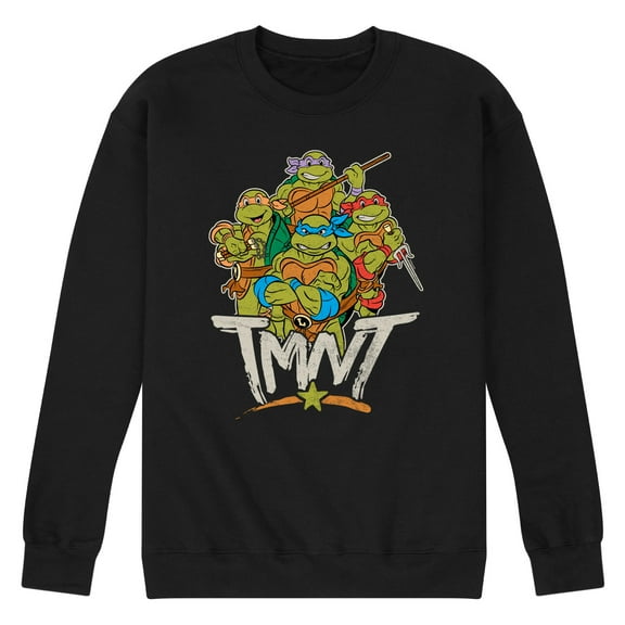Teenage Mutant Ninja Turtles - Rebel Road Group - Men's Crew Neck Fleece Pullover