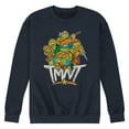 thumbnail image 1 of Teenage Mutant Ninja Turtles - Rebel Road Group - Men's Crew Neck Fleece Pullover, 1 of 5