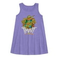 thumbnail image 1 of Teenage Mutant Ninja Turtles -Rebel Road Group - Toddler & Youth Girls A-line Dress, 1 of 4