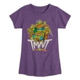 thumbnail image 1 of Teenage Mutant Ninja Turtles -Rebel Road Group - Toddler & Youth Girls  Graphic T-Shirt, 1 of 5