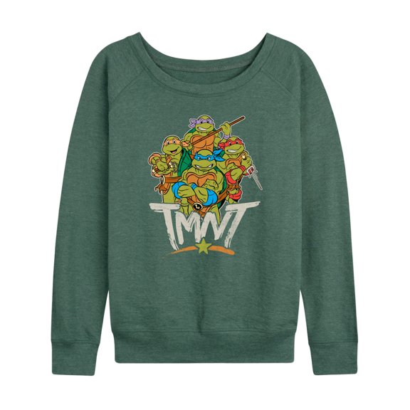 Teenage Mutant Ninja Turtles - Rebel Road Group - Women's Lightweight French Terry Long Sleeve Shirt