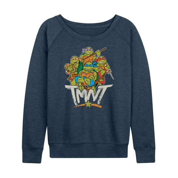 Teenage Mutant Ninja Turtles - Rebel Road Group - Women's Lightweight French Terry Long Sleeve Shirt