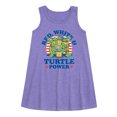 thumbnail image 1 of Teenage Mutant Ninja Turtles - Red White Turtle Power - Toddler & Youth Girls A-line Dress, 1 of 4