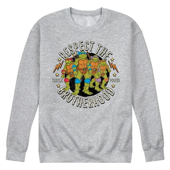 Teenage Mutant Ninja Turtles - Respect The Brotherhood - Men's Crew Neck Fleece Pullover