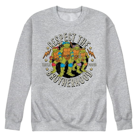 Teenage Mutant Ninja Turtles - Respect The Brotherhood - Men's Crew Neck Fleece Pullover