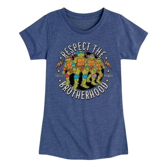 Teenage Mutant Ninja Turtles -Respect The Brotherhood - Toddler & Youth Girls Graphic T-Shirt