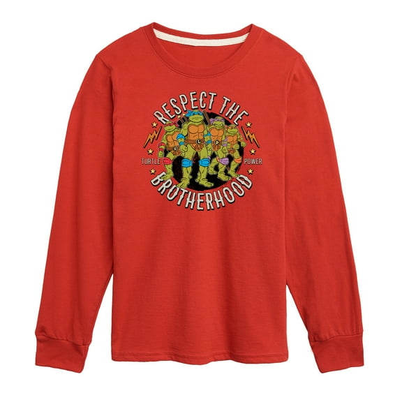 Teenage Mutant Ninja Turtles - Respect The Brotherhood - Toddler & Youth Long Sleeve Graphic Tee