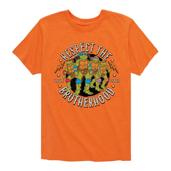 Teenage Mutant Ninja Turtles - Respect The Brotherhood - Toddler & Youth Short Sleeve Graphic Tee