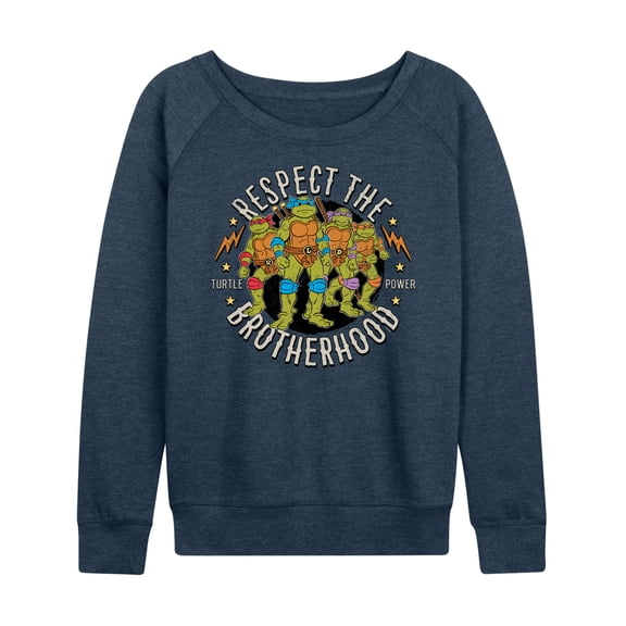 Teenage Mutant Ninja Turtles - Respect The Brotherhood - Women's Lightweight French Terry Long Sleeve Shirt