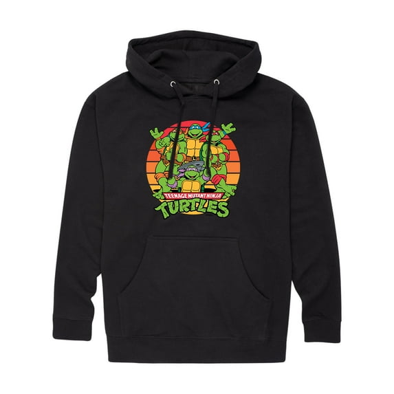 Teenage Mutant Ninja Turtles - Retro Art - Men's Pullover Hooded Fleece Sweatshirt