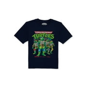 Teenage Mutant Ninja Turtles Retro Boys, Crew Neck, Short Sleeve, Graphic T-Shirt, Sizes 4-18