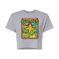 thumbnail image 1 of Teenage Mutant Ninja Turtles - Retro Group April - Juniors Cropped Cotton Blend T-Shirt, 1 of 5