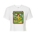 thumbnail image 1 of Teenage Mutant Ninja Turtles - Retro Group April - Juniors Cropped Cotton Blend T-Shirt, 1 of 5