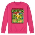 thumbnail image 1 of Teenage Mutant Ninja Turtles - Retro Group April - Men's Crew Neck Fleece Pullover, 1 of 4