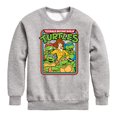 thumbnail image 1 of Teenage Mutant Ninja Turtles - Retro Group April - Toddler & Youth Crewneck Fleece Sweatshirt, 1 of 5
