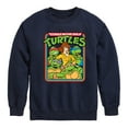 thumbnail image 1 of Teenage Mutant Ninja Turtles - Retro Group April - Toddler & Youth Crewneck Fleece Sweatshirt, 1 of 5