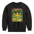 thumbnail image 1 of Teenage Mutant Ninja Turtles - Retro Group April - Toddler & Youth Crewneck Fleece Sweatshirt, 1 of 5