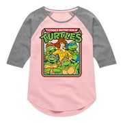 TEENAGE MUTANT NINJA TURTLES - Retro Group April - Toddler & Youth Girls Raglan Graphic T-Shirt
