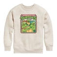 thumbnail image 1 of Teenage Mutant Ninja Turtles - Retro Group - Toddler Boys Fleece Crew Sweatshirt, 1 of 3