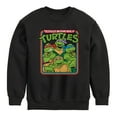 thumbnail image 1 of Teenage Mutant Ninja Turtles - Retro Group - Toddler & Youth Crewneck Fleece Sweatshirt, 1 of 5