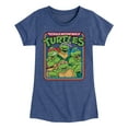 thumbnail image 1 of Teenage Mutant Ninja Turtles  - Retro Group - Toddler & Youth Girls Short Sleeve Graphic T-Shirt, 1 of 5