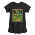 thumbnail image 1 of Teenage Mutant Ninja Turtles  - Retro Group - Toddler & Youth Girls Short Sleeve Graphic T-Shirt, 1 of 5