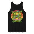 thumbnail image 1 of Teenage Mutant Ninja Turtles - Retro Sunset Circle - Men's Jersey Tank Top, 1 of 4