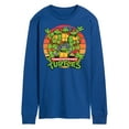 thumbnail image 1 of Teenage Mutant Ninja Turtles - Retro Sunset Circle - Men's Long Sleeve T-Shirt, 1 of 5