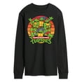 thumbnail image 1 of Teenage Mutant Ninja Turtles - Retro Sunset Circle - Men's Long Sleeve T-Shirt, 1 of 5