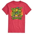 thumbnail image 1 of Teenage Mutant Ninja Turtles - Retro Sunset Circle - Men's Short Sleeve Graphic T-Shirt, 1 of 5