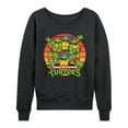 thumbnail image 1 of Teenage Mutant Ninja Turtles - Retro Sunset Circle - Women's Lightweight French Terry Long Sleeve Shirt, 1 of 5
