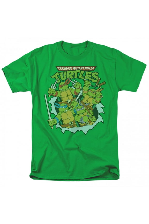 Retro Tear Through T-Shirt-Medium