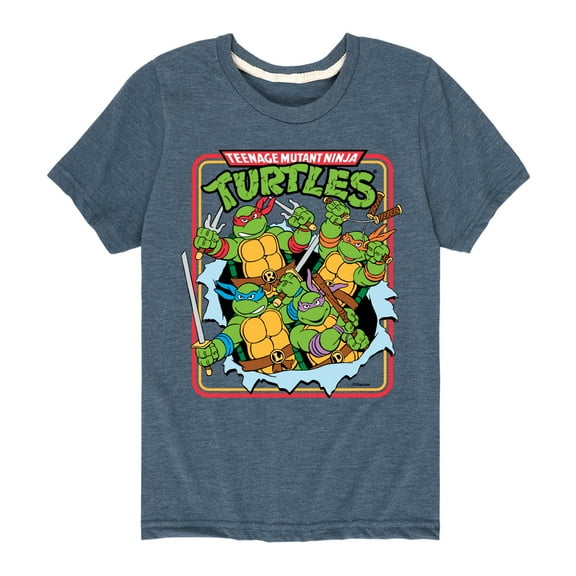 Teenage Mutant Ninja Turtles - Ripping Out Of Shirt - Toddler And Youth Short Sleeve Graphic T-Shirt