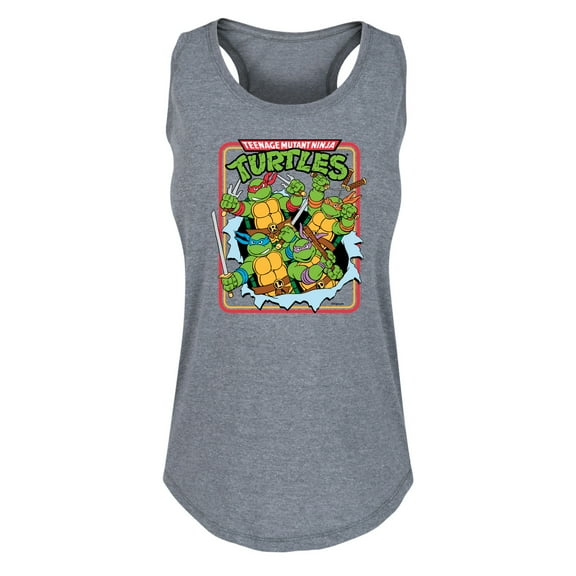 Teenage Mutant Ninja Turtles - Ripping Out Of Shirt - Women's Racerback Tank Top