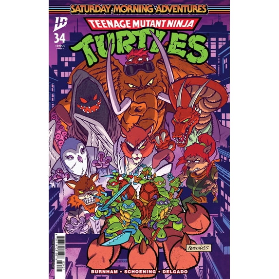 Teenage Mutant Ninja Turtles: Saturday Morning Adventures #34 Variant B (Catalan) IDW Publishing Comic Book 2025
