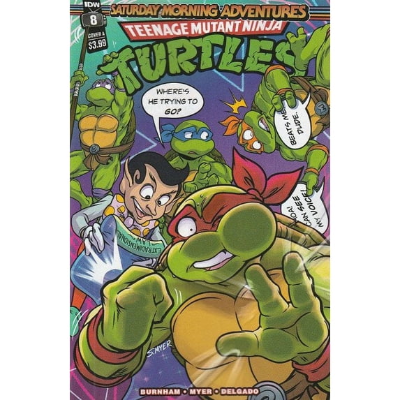 Teenage Mutant Ninja Turtles: Saturday Morning Adventures Continued #8A VF ; IDW Comic Book