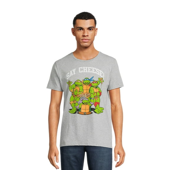 Teenage Mutant Ninja Turtles Say Cheese Men’s & Big Men’s Graphic Tee, Sizes S-3XL