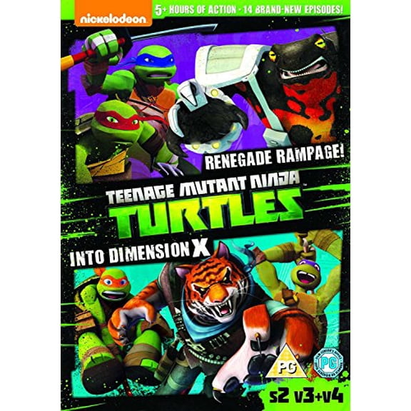 Teenage Mutant Ninja Turtles: Season 2, Vol. 3 Renegade Rampage / Vol. 4 Into Dimension X - Dvd 2 Pack [DVD]