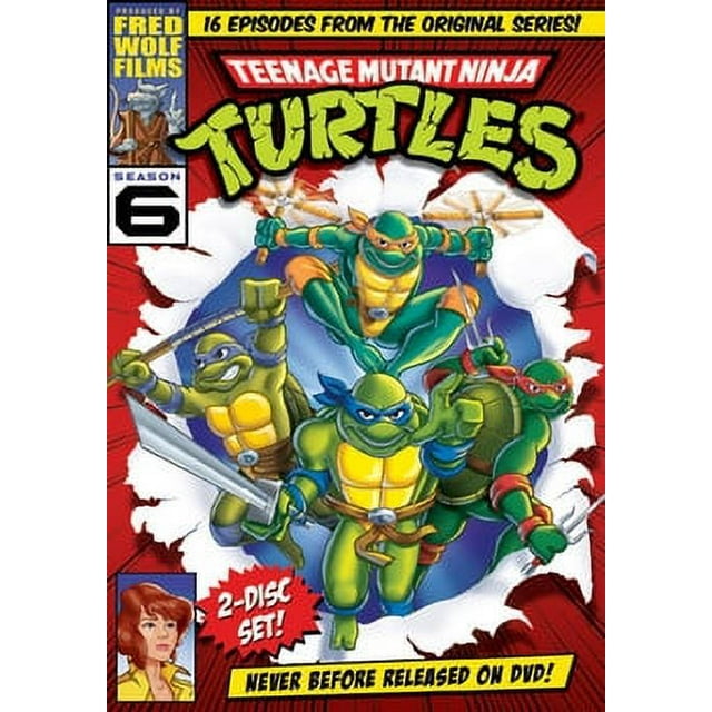 Teenage Mutant Ninja Turtles: Season 6 (DVD) - Walmart.com